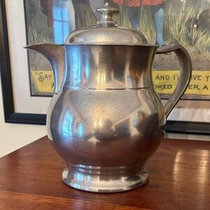 Vintage Woodbury Pewterer cider pitcher or tea/coffee pot